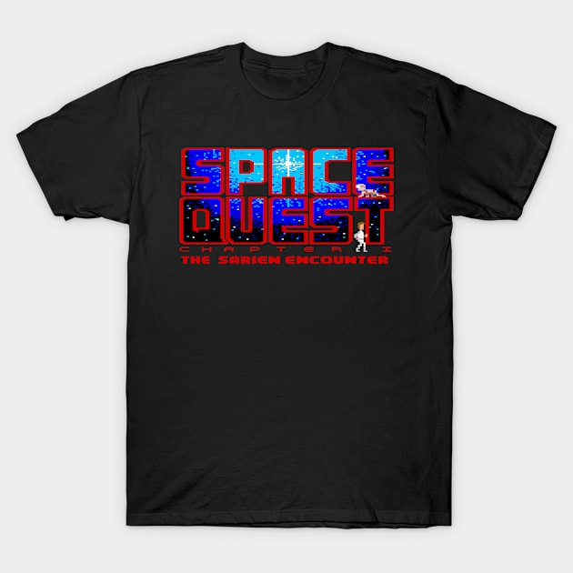 Space Quest T-Shirt by iloveamiga